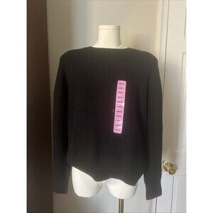 Express Women's Crewneck Easy Care Long Sleeved Relaxed Fit Sweater